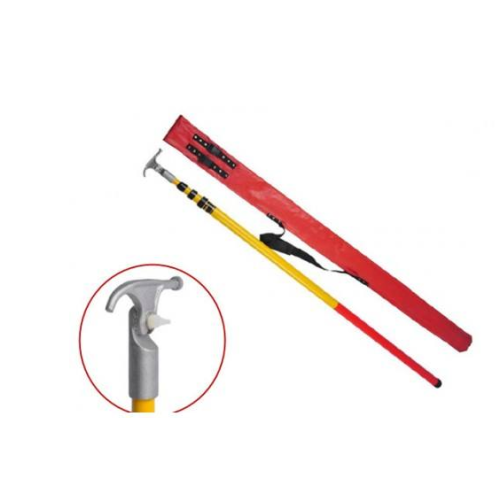 Telescopic insulating hot sticks for electric work
